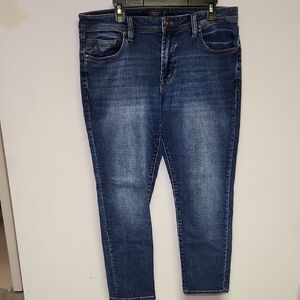 Liverpool Los Angeles Men’s Kingston Modern Straight Jeans 36 – Dark Wash Denim